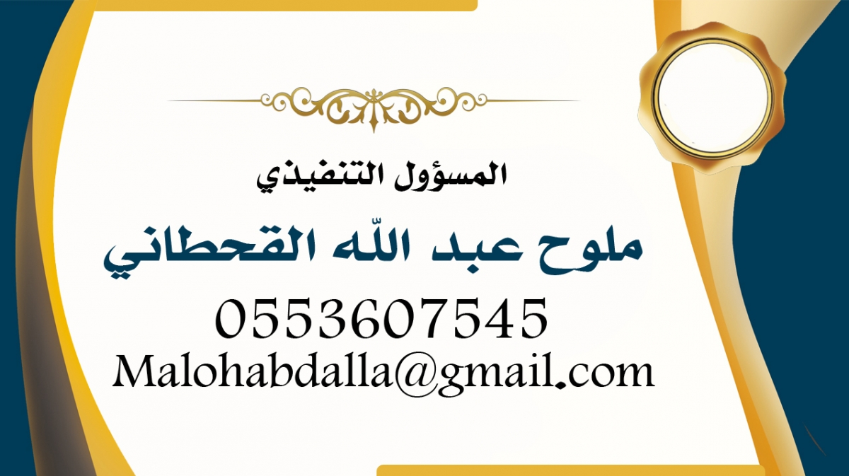 بيانات المسؤول التنفيذي